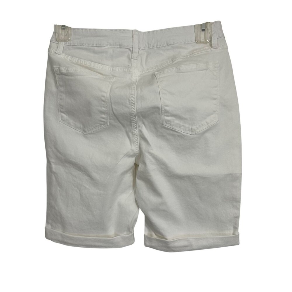 Sonoma Womens Bermuda Denim Shorts Size 12 Jorts Cotton Blend Vacation Beach - Picture 3 of 10
